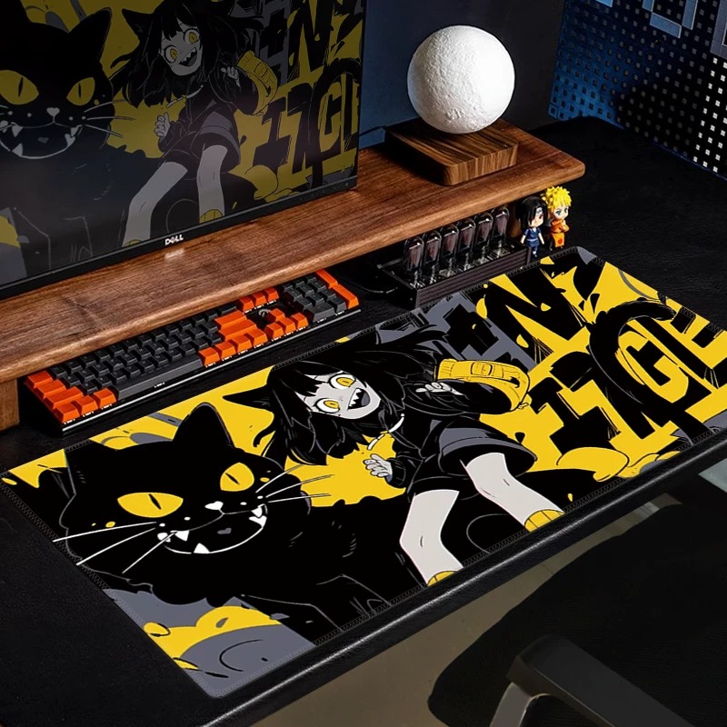 Anime Black Cat Gaming Mouse P - Desk Setup Anime recension och pris