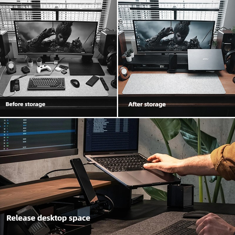 Modular Monitor Riser Stand Er - Desk Setup For Laptop And Monitor recension och pris