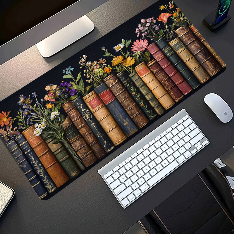 Large Gaming Mouse Pad Vintage - Desk Setup Books recension och pris