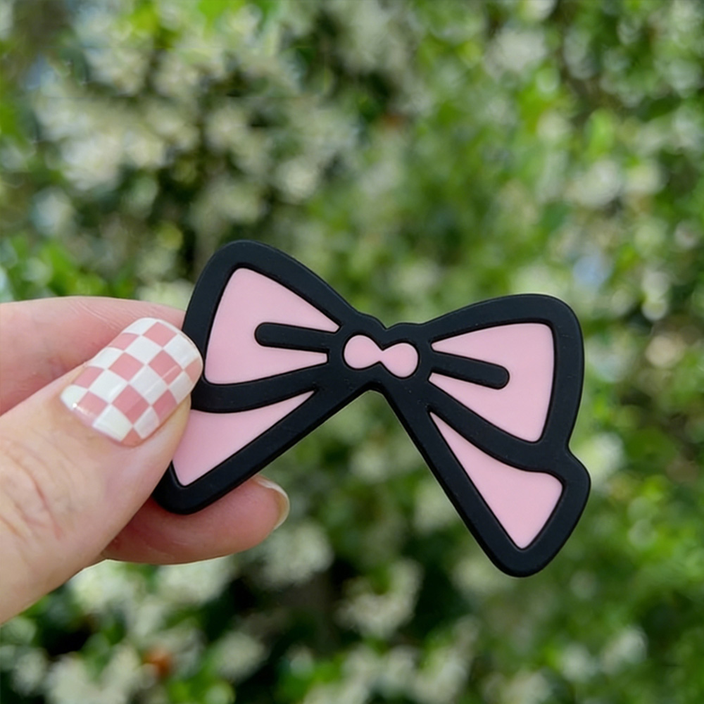 Cute Pink Bow Monitor Decor Ka - Desk Setup For Laptop And Monitor recension och pris