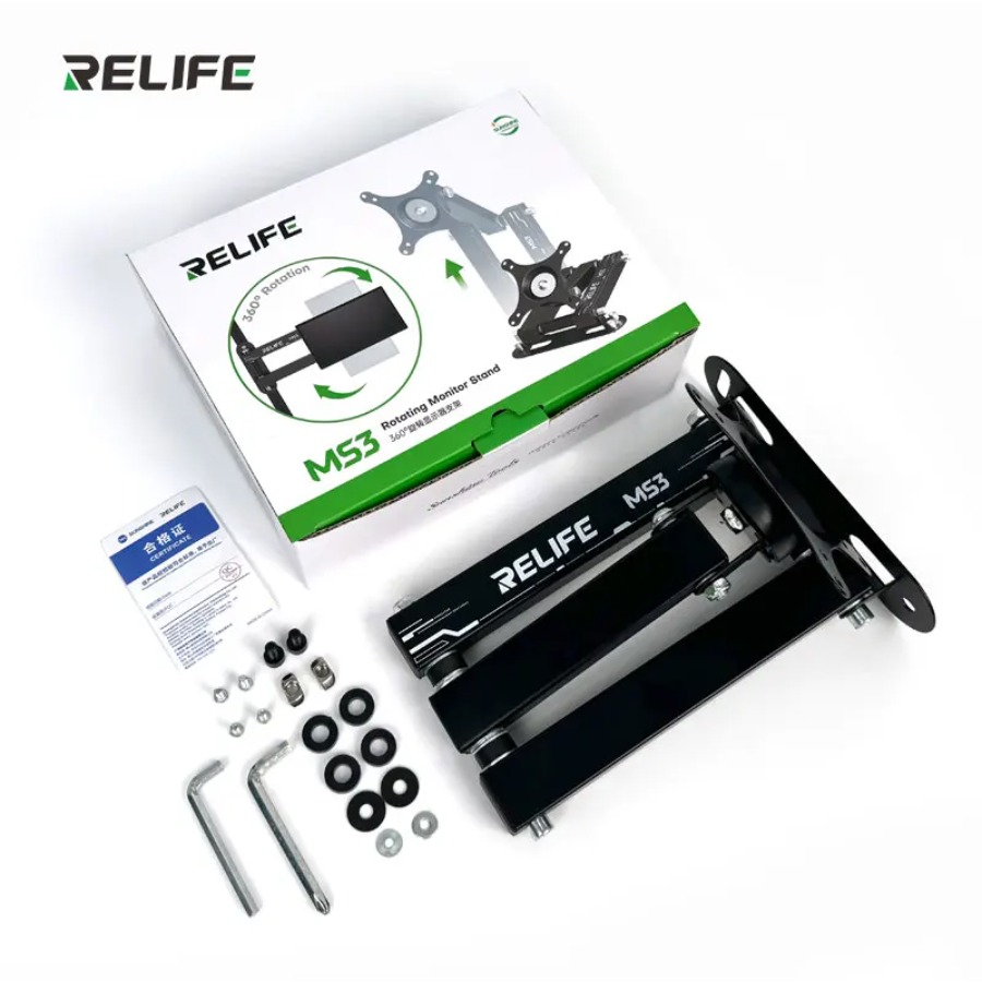 RELIFE MS3 Monitor Mount Heavy - Desk Setup Monitor Arm recension och pris