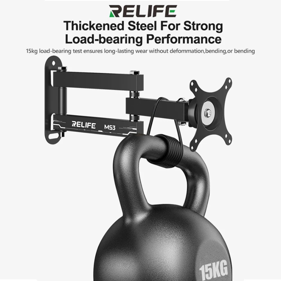 RELIFE MS3 Monitor Mount Heavy - Desk Setup Monitor Arm recension och pris