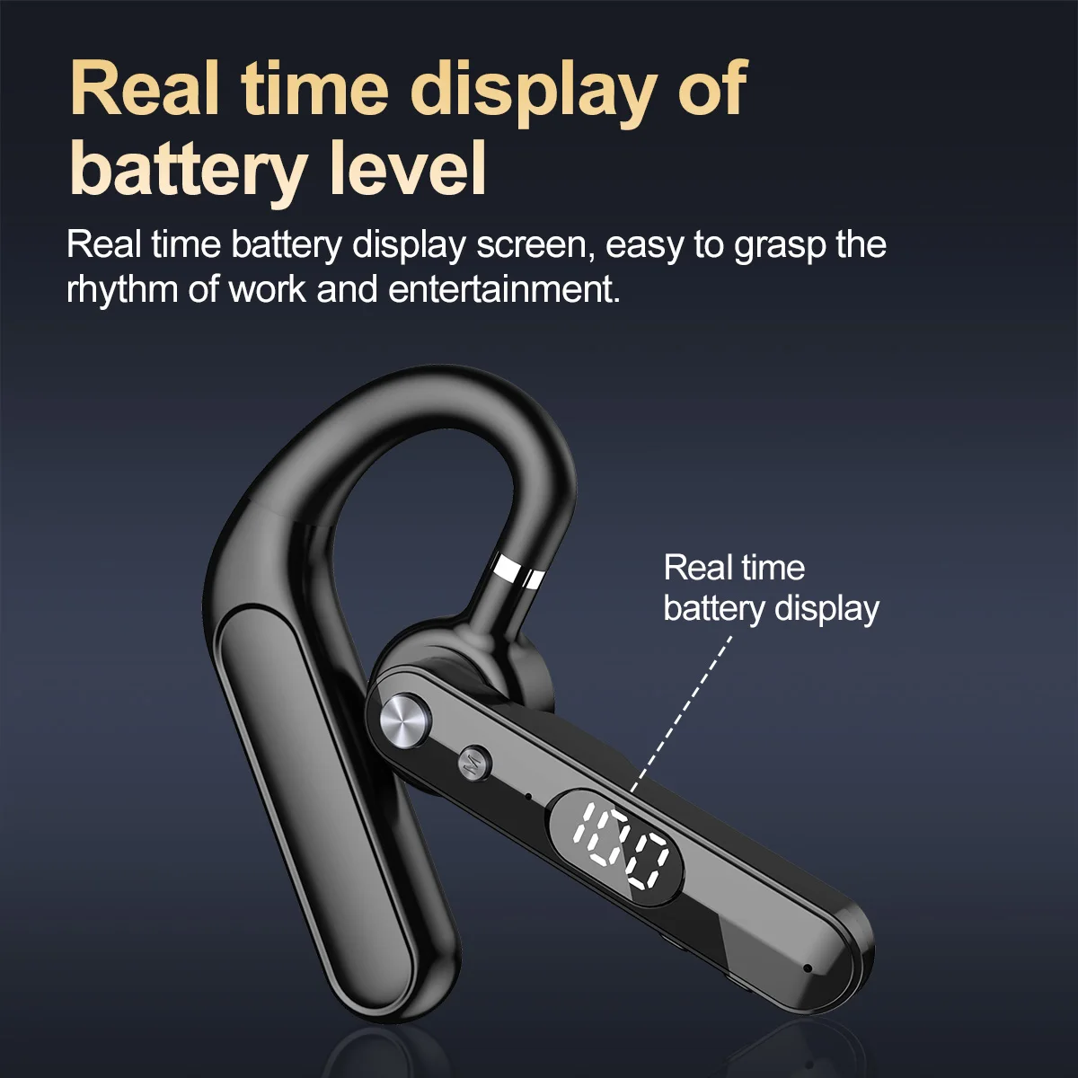 Wireless Bluetooth Headphones  - Headphone Hook Under recension och pris