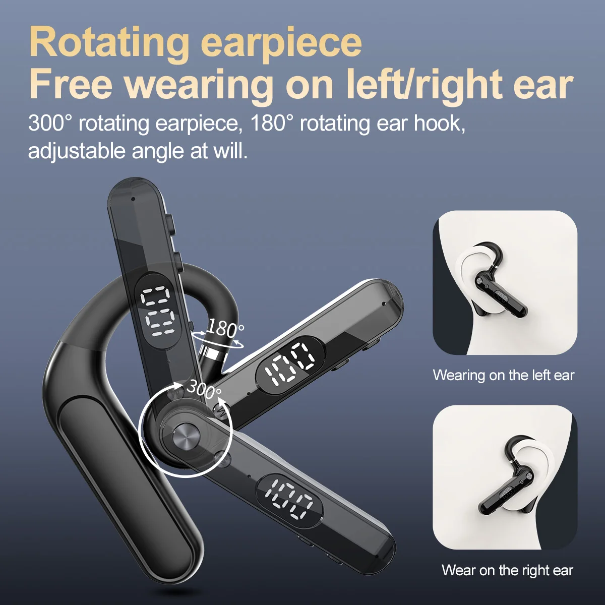 Wireless Bluetooth Headphones  - Headphone Hook Under recension och pris