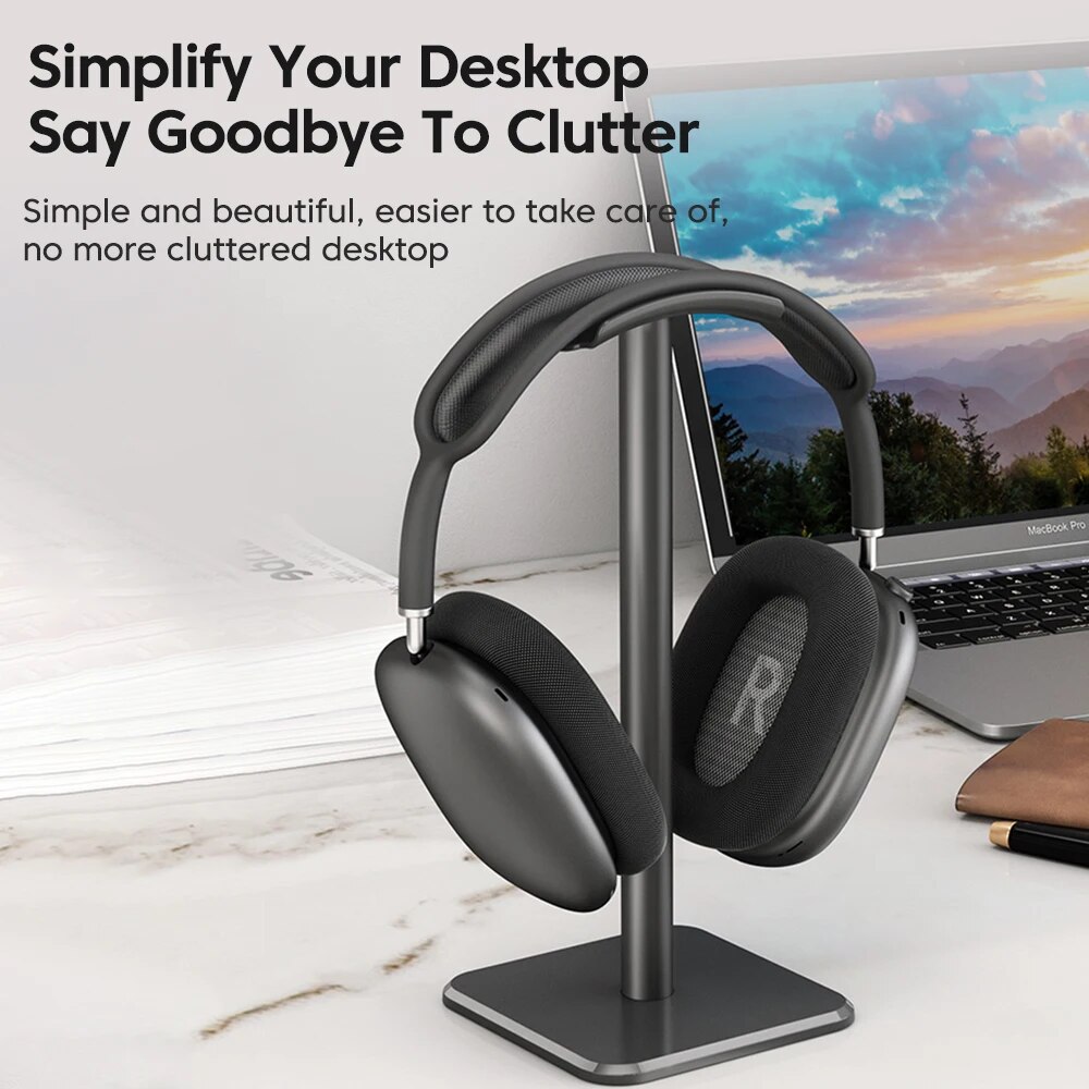 Universal Headphone Stand Alum - Headphone Hook Under recension och pris