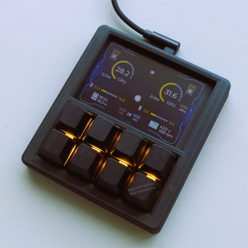 DIY Quick Keyboard Desktop Con - Desk Setup Programmer recension och pris