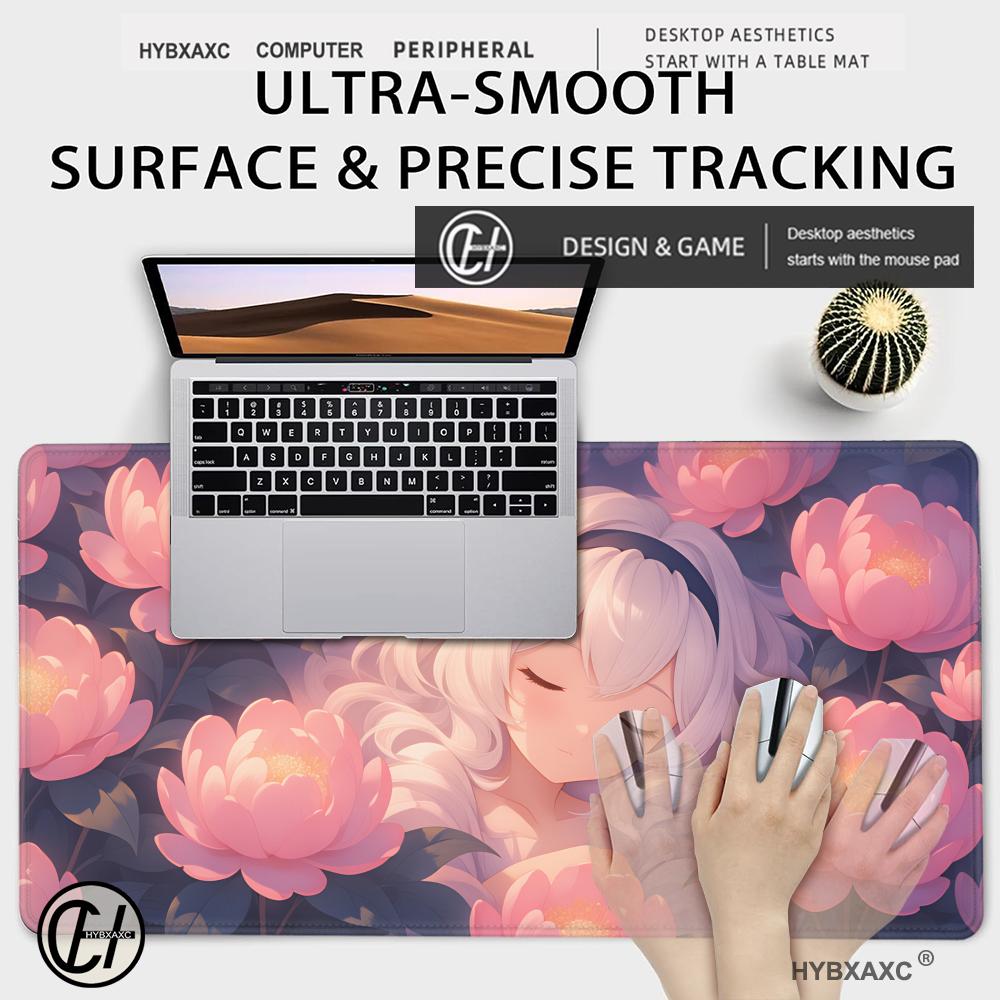 HYBXAXC Kawaii Pink Peony Drea - Desk Setup Dream recension och pris