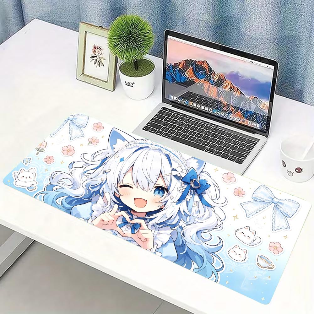 Kawaii Neko Anime Girl Large E - Desk Setup Anime recension och pris