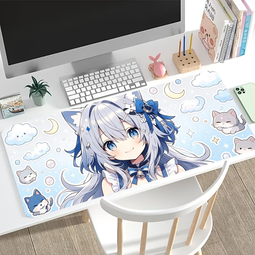 Kawaii Neko Anime Girl Large E - Desk Setup Anime recension och pris
