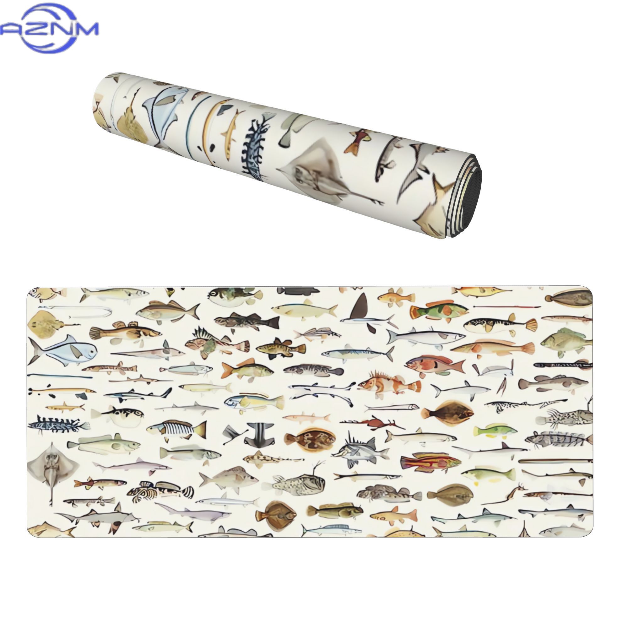 Fish Desk Mat for Mood Lightin - Desk Setup Or Set Up recension och pris