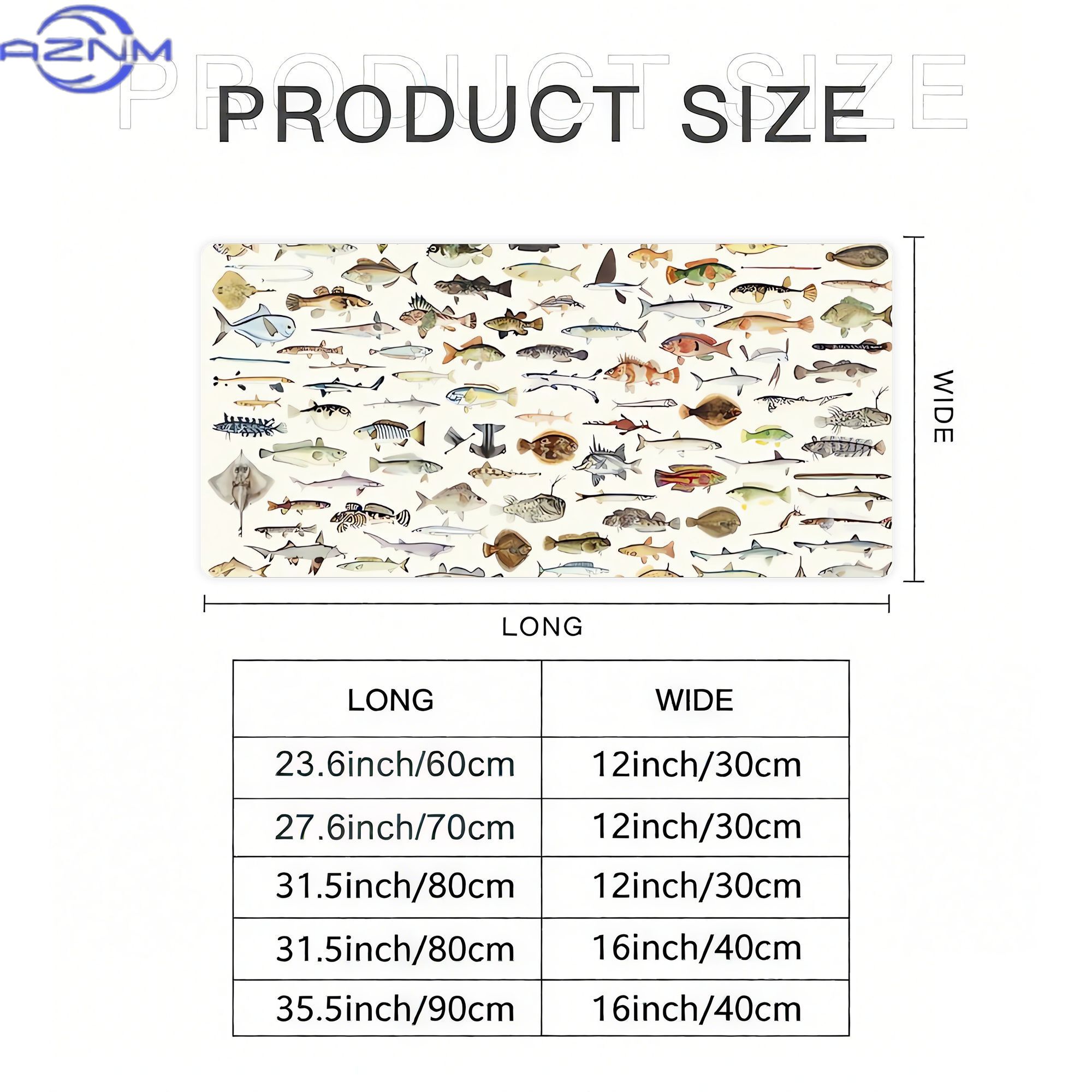Fish Desk Mat for Mood Lightin - Desk Setup Or Set Up recension och pris