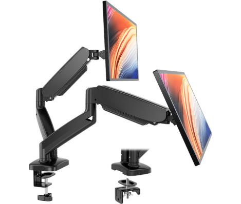 Dual Monitor Stand Arm, Gas Sp - Desk Setup Monitor Arm recension och pris