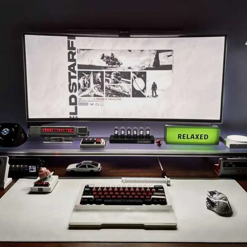 Aluminum Monitor Stand Acrylic - Desk Setup For Laptop And Monitor recension och pris