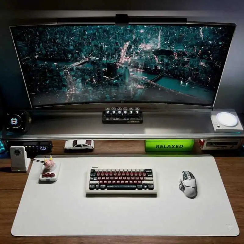 Aluminum Monitor Stand Acrylic - Desk Setup For Laptop And Monitor recension och pris