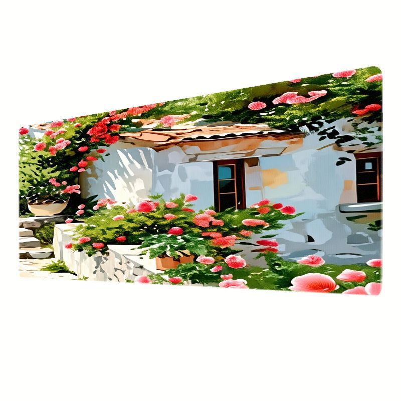 Creative Iron Art Mouse Pad Co - Desk Setup With Plants recension och pris