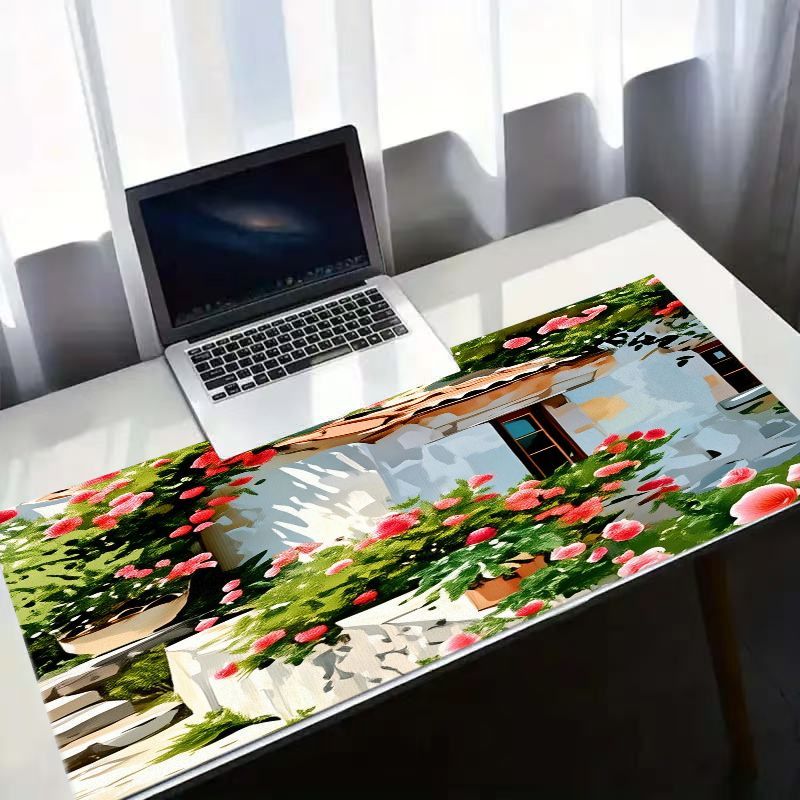 Creative Iron Art Mouse Pad Co - Desk Setup With Plants recension och pris