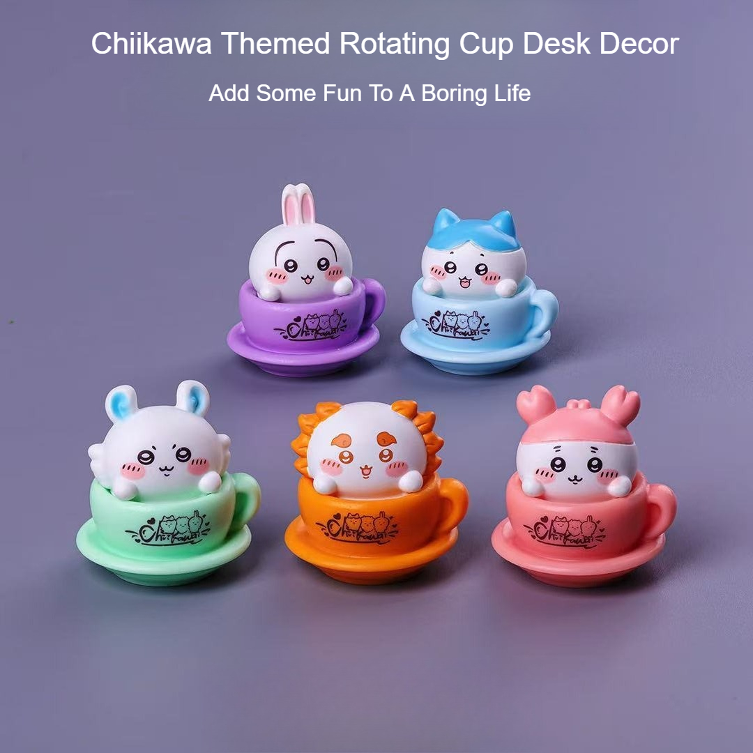 Chiikawa Rotating Cup Figure K - Desk Setup Room recension och pris