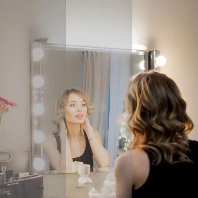 LED Mirror Makeup Mirror w/Lig - Desk Setup Room recension och pris
