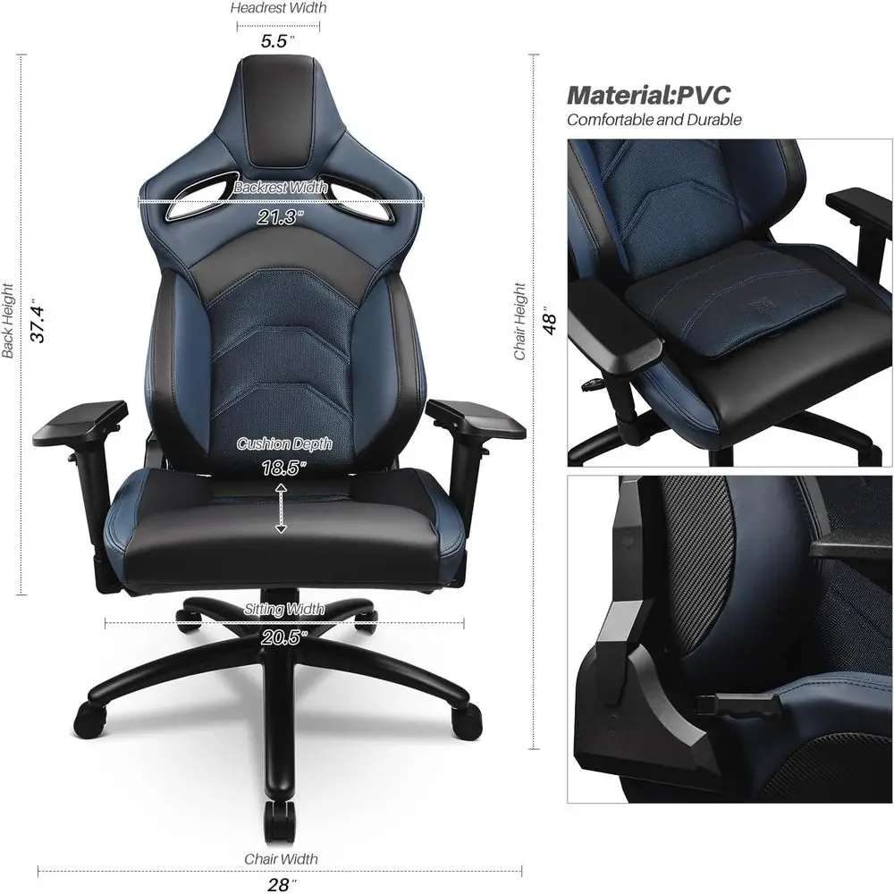 PVC Reclinable Sport Racing Se - Desk Setup Or Set Up recension och pris