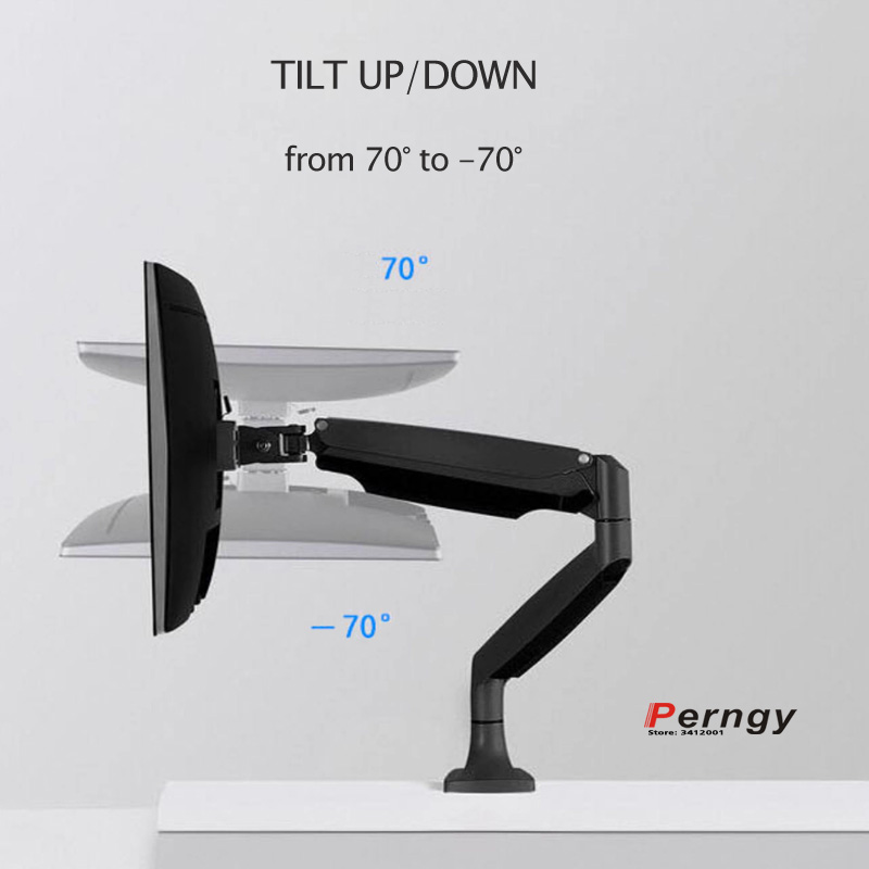 D-MOUNT D80 metal alumin 2-10K - Desk Setup Monitor Arm recension och pris