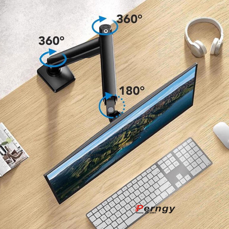 D-MOUNT D80 metal alumin 2-10K - Desk Setup Monitor Arm recension och pris