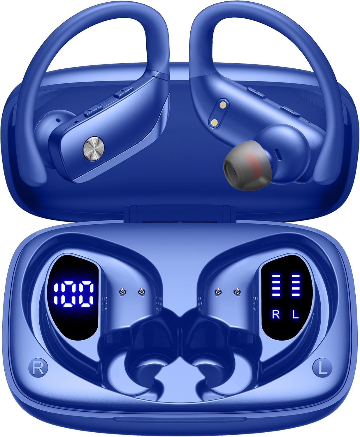 Wireless Earbuds with 80H Play - Headphone Hook Under recension och pris