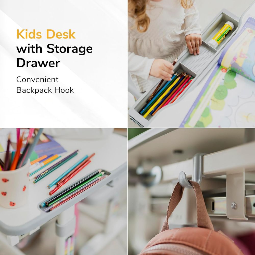 Kids Desk and Chair Set Height - Desk Setup Or Set Up recension och pris